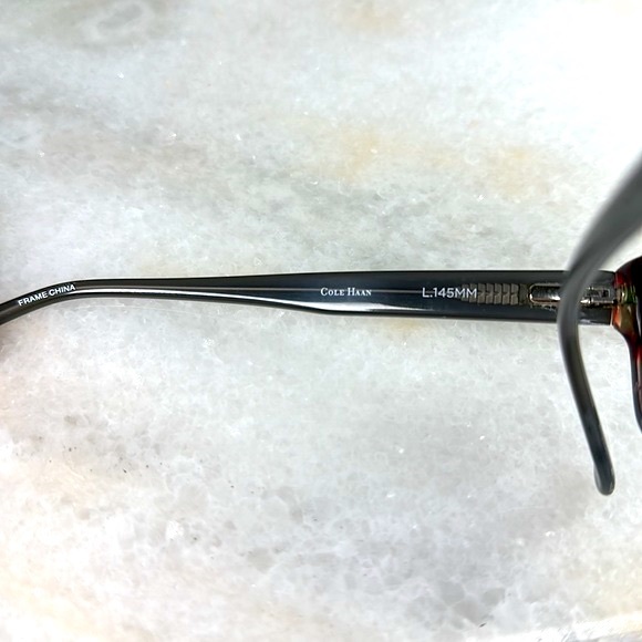 Cole Haan Glasses Frames Only Green Tortoise - Picture 5 of 8